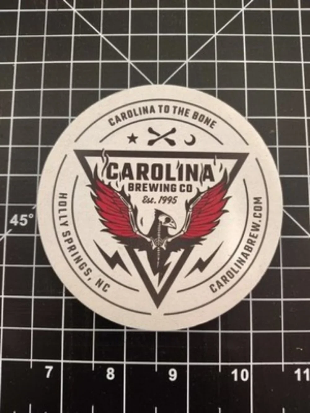 Beer Coaster ~ CAROLINA Brewing Co Holly Springs NORTH CAROLINA Est 1995 10 Pack